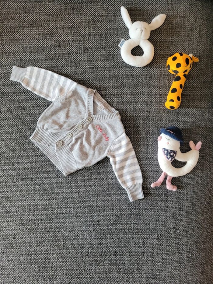 Gilet bébé garçon naissance - photo numéro 2