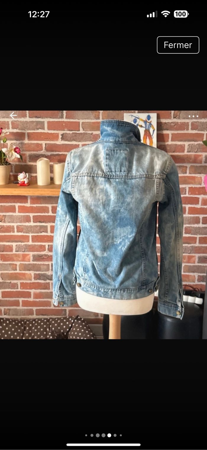 Blouson homme jean taille m - photo numéro 2