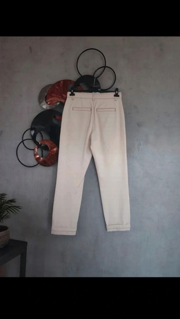 Jean beige crème large Camaïeu - photo numéro 2
