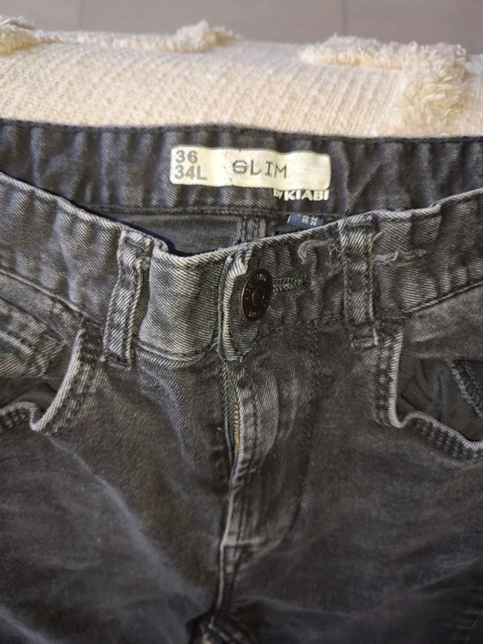 Jean slim noir homme - photo numéro 3