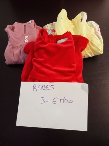 Lot de 3 robes