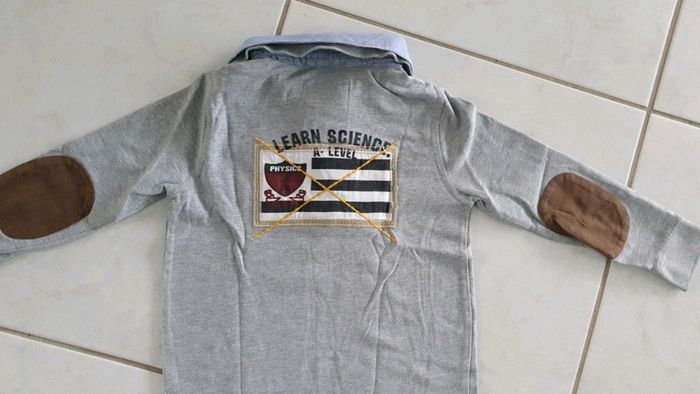 Polo manches longues garçon okaidi 6 ans V10 - photo numéro 6