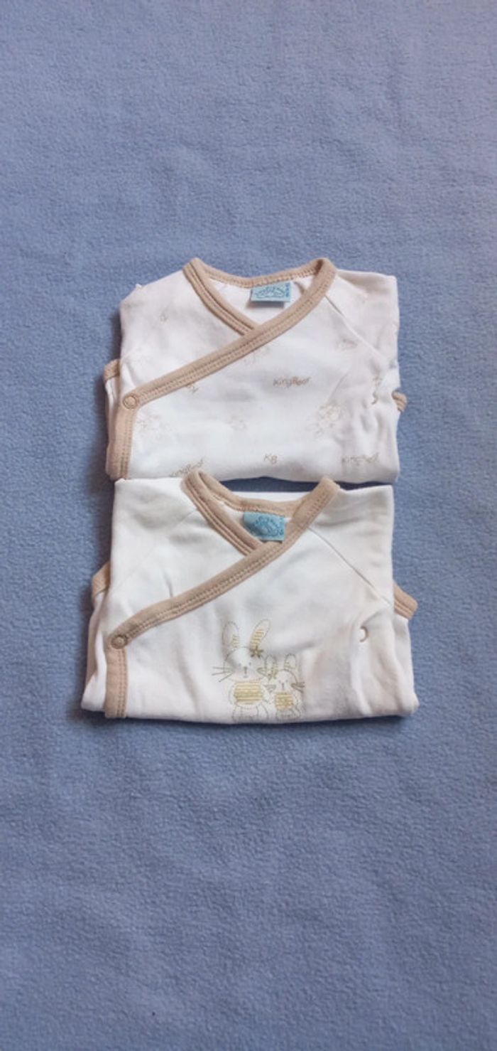 Lot de 2 bodies King bear taille 0 mois