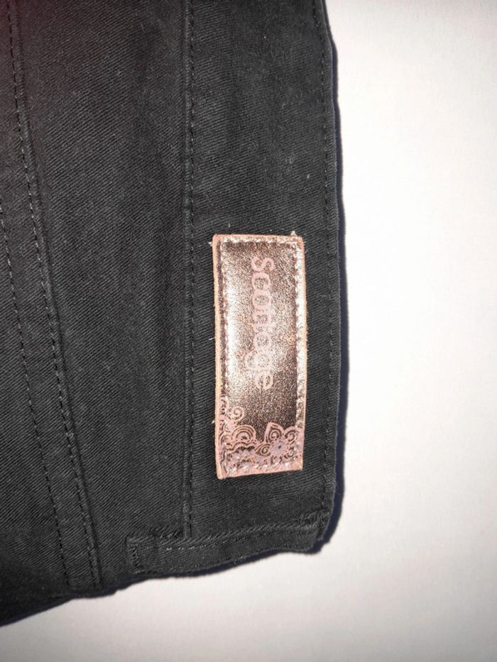 Très beau pantalon effet cuir de veau noir scottage taille 44 - photo numéro 3