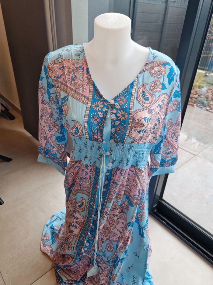 Robe bleu - Aumora - XL - photo numéro 2
