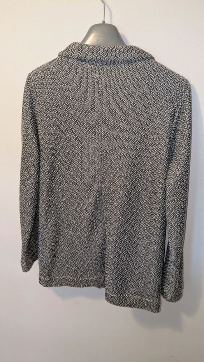 Veste blanche et noire Bonobo - photo numéro 4