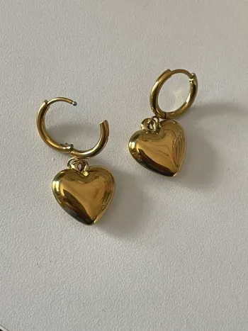 Boucle d’oreille en acier inoxydable Du groupe Maxmara intrend sans logo
