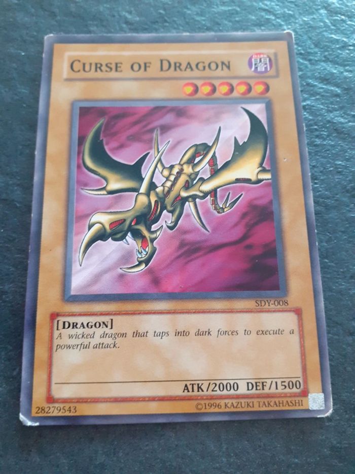Carte Yu-Gi-Oh ! Curse of Dragon SDY-008