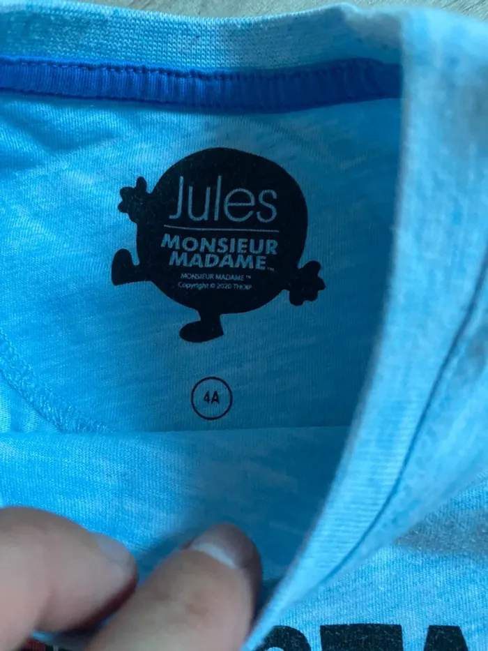 Tee shirt Jules Monsieur Madame - photo numéro 2