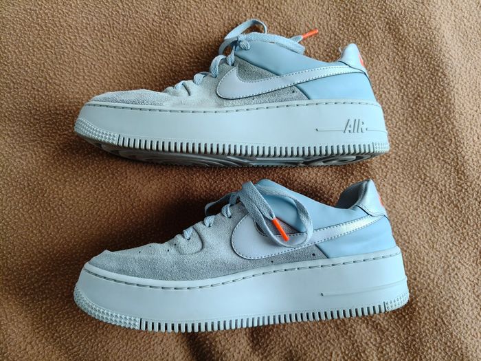 Basket femme Nike Air AF1 Sage low bleu ciel gris 40,5 - photo numéro 3