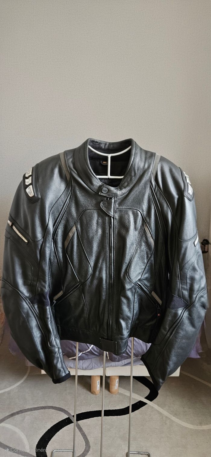 Blouson moto cuir