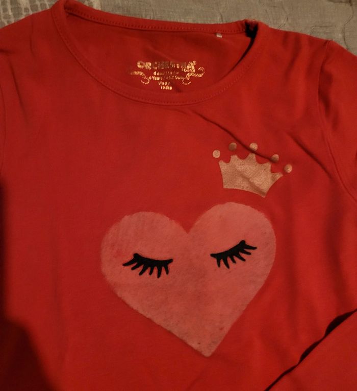 Tee shirt rouge Orchestra 6 ans - photo numéro 2