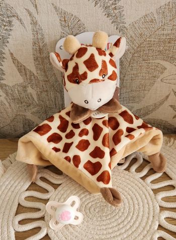 Doudou Lange Bébé Girafe Baby Nat 