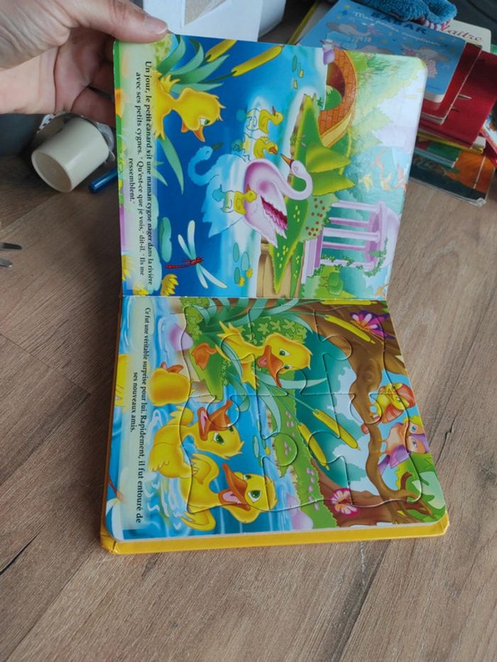 Livre puzzle le vilain petit canard - photo numéro 6