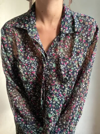 Chemise à fleurs Costa Blanca