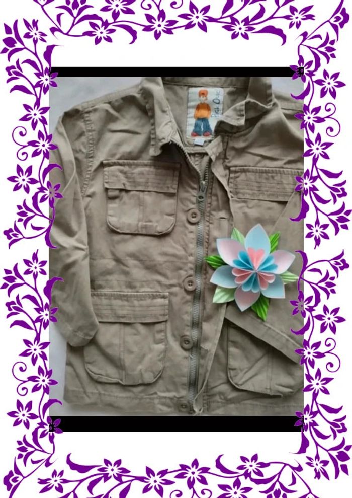 Veste kaki pick ouic - photo numéro 2