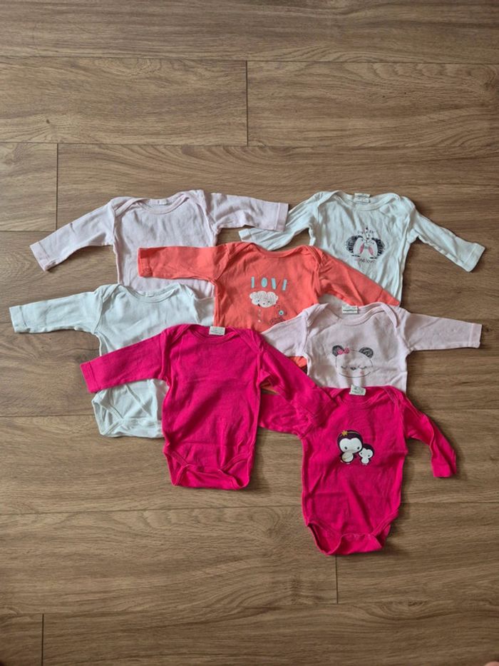 Lot de 6 bodys 3 mois
