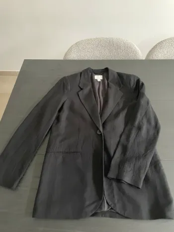 Blazer en lin mélangé