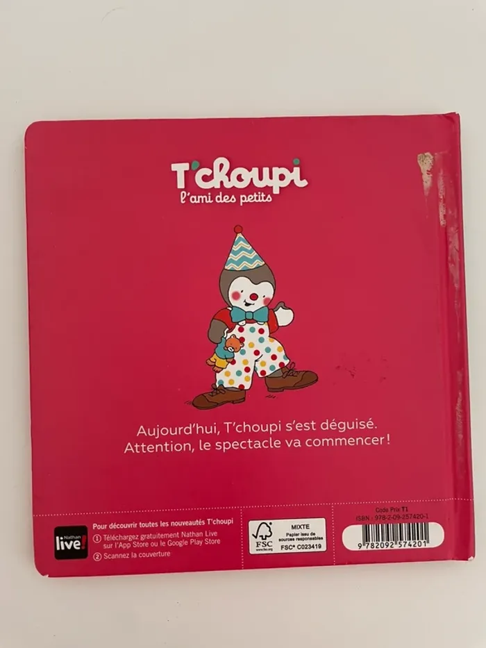 Livre tchoupi se déguise - photo numéro 2