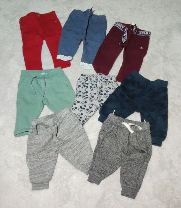 Lot pantalons garçon 6 mois