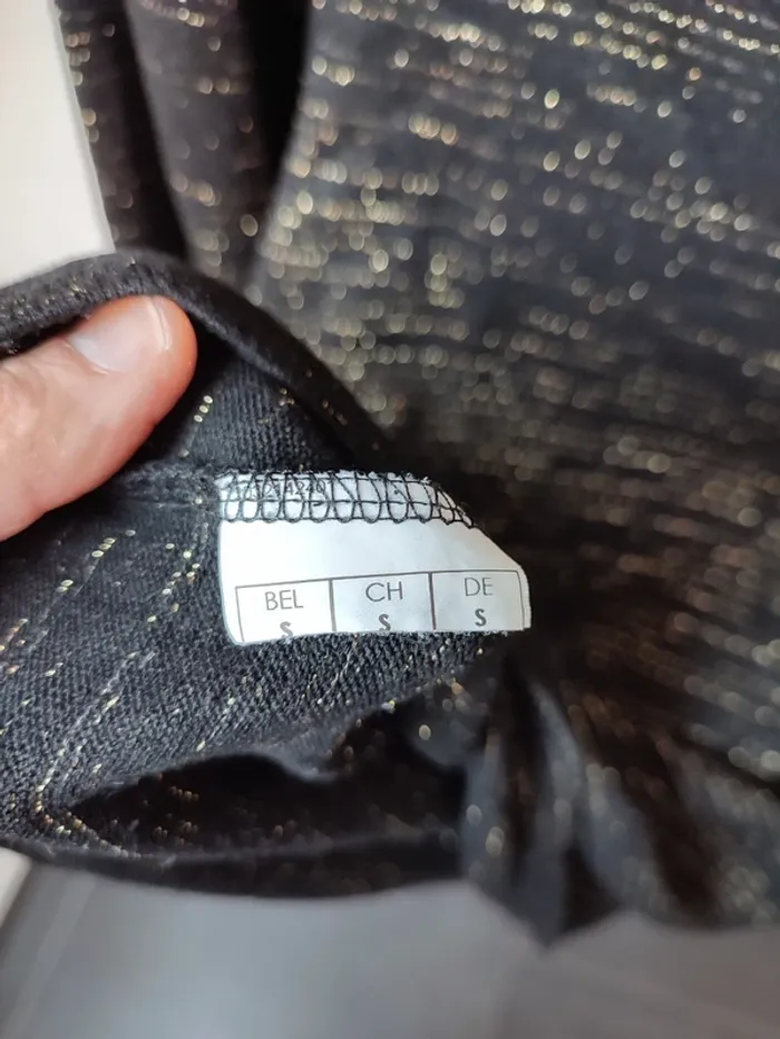 Pull maille fine doré S - photo numéro 9