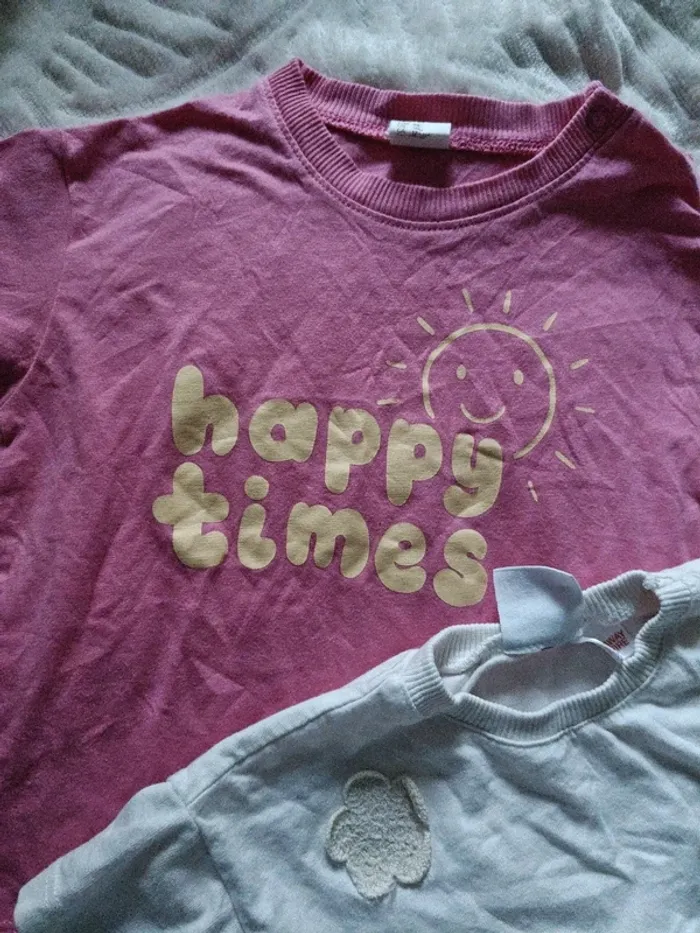 Lot de 2 tee shirt 86cm 2 ans H&M et Zara - photo numéro 4