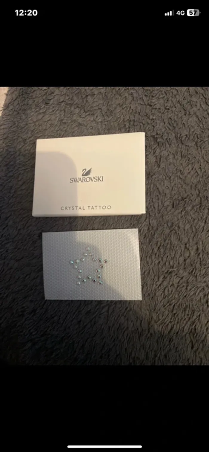 Lot de deux Crystal Tatto Swarovski - photo numéro 2