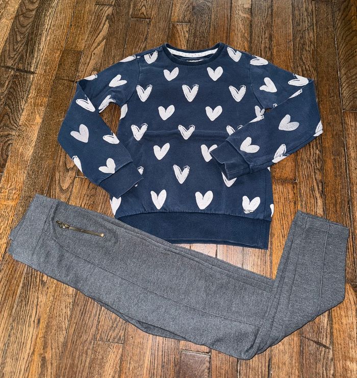 Sweat cars et legging okaidi 8 ans