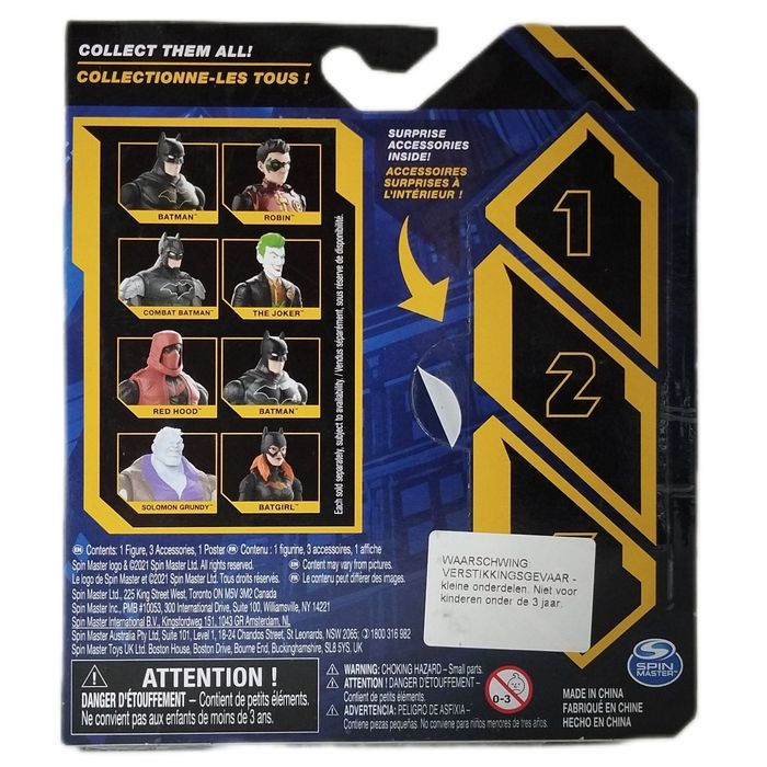 BATMAN - Figurine articulée 10cm + accessoires surprises - photo numéro 2