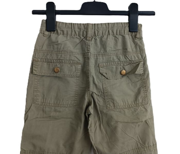 Pantalon vert kaki. Pantacourt. U collection. Coton. Taille 10 ans. 140 cm - photo numéro 7