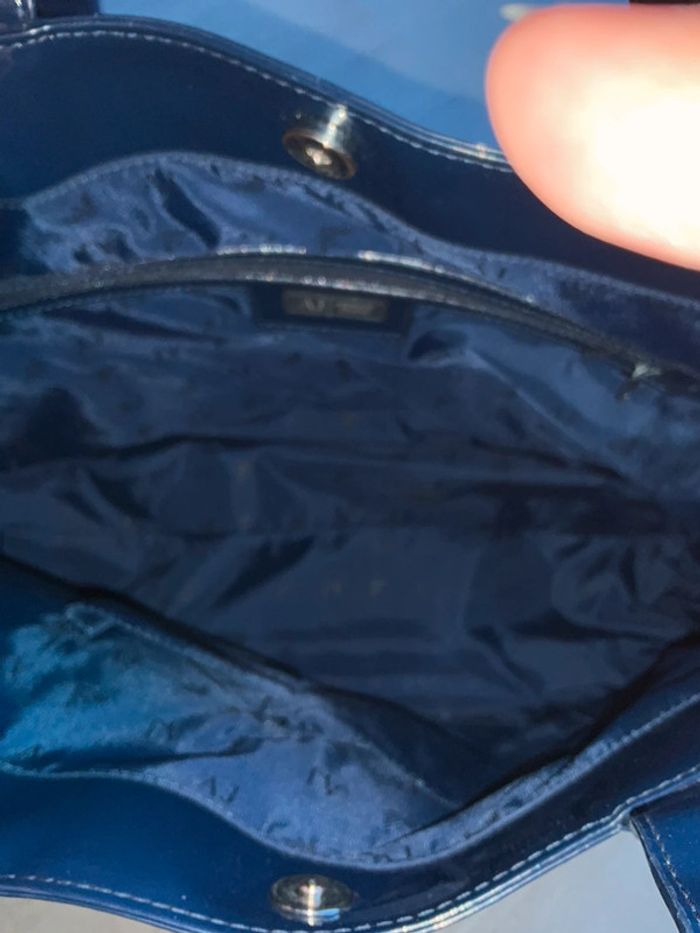 Sac à main bleu jean - photo numéro 4
