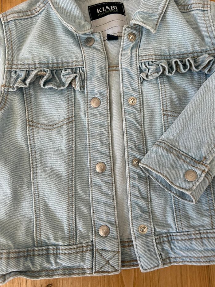 Veste en jean fille 18 mois - photo numéro 2