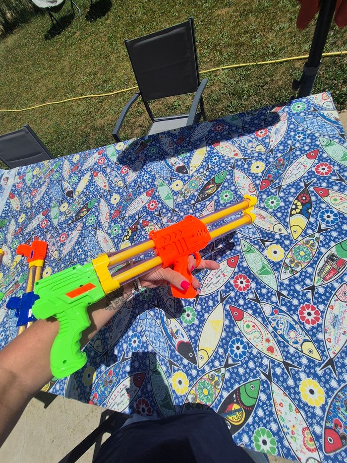 Pistolet a eau ma chérie vert - photo numéro 2