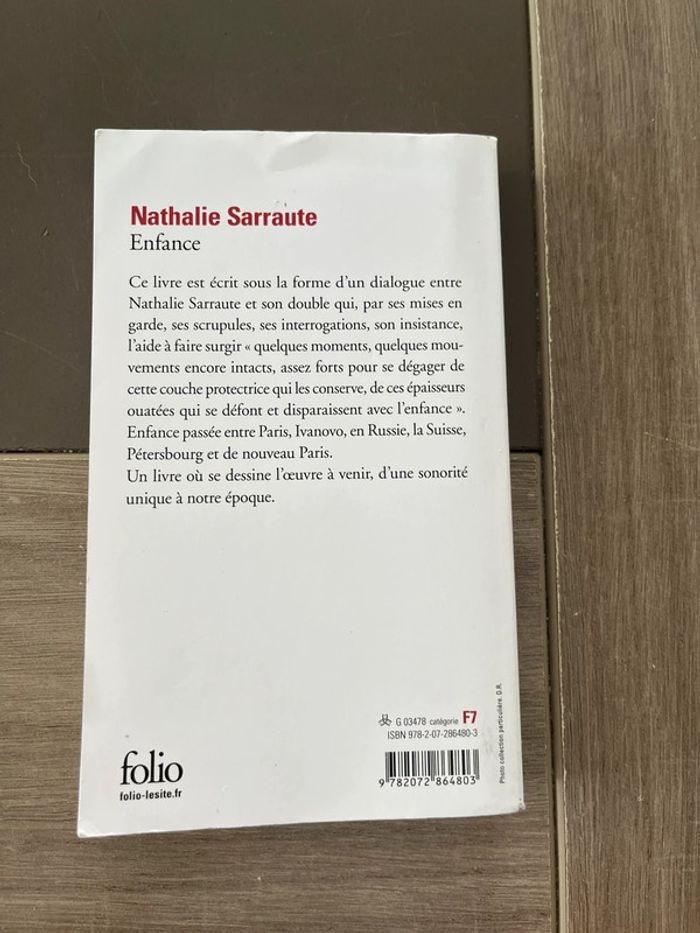 Livre enfance Nathalie saraute - photo numéro 2