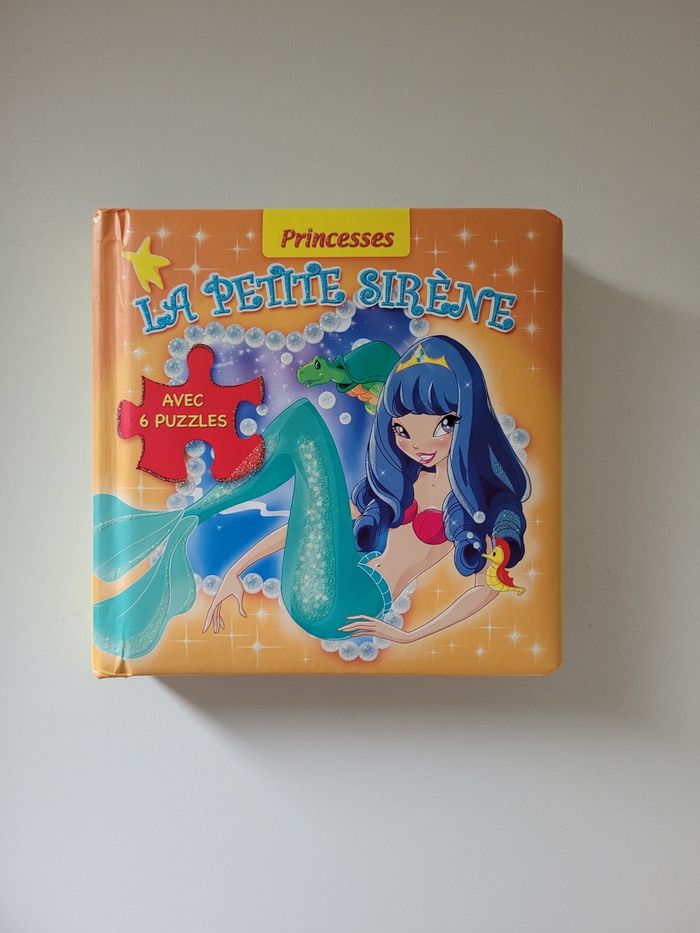 Livre puzzle la petite sirène