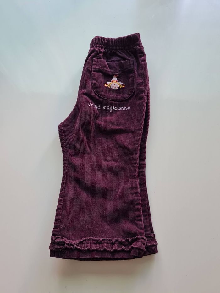 pantalon velours bébé fille 18 mois - photo numéro 6