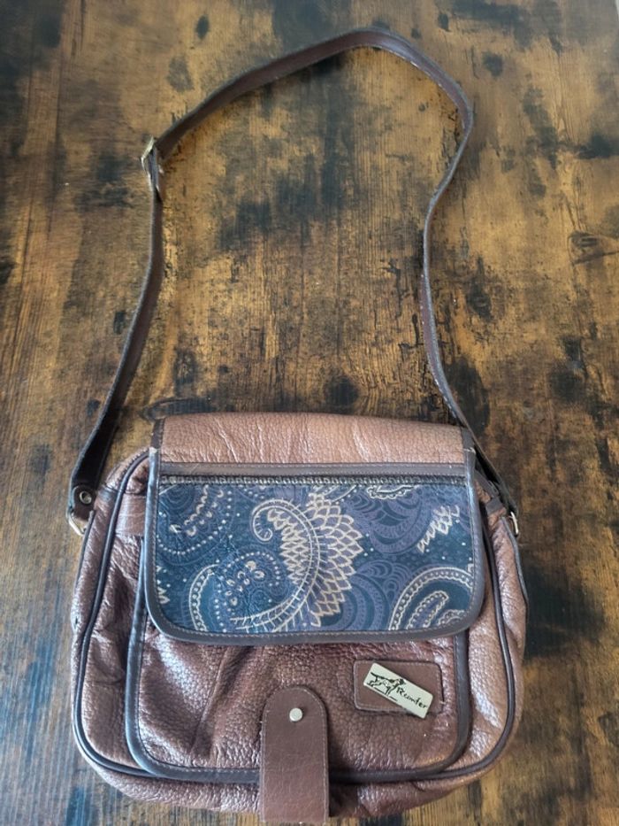 Sac a bandoulière cuir Vintage Dressing. - photo numéro 19