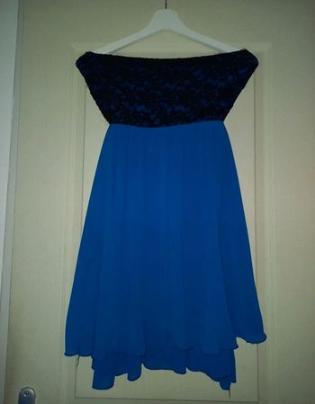 Robe bustier bleu