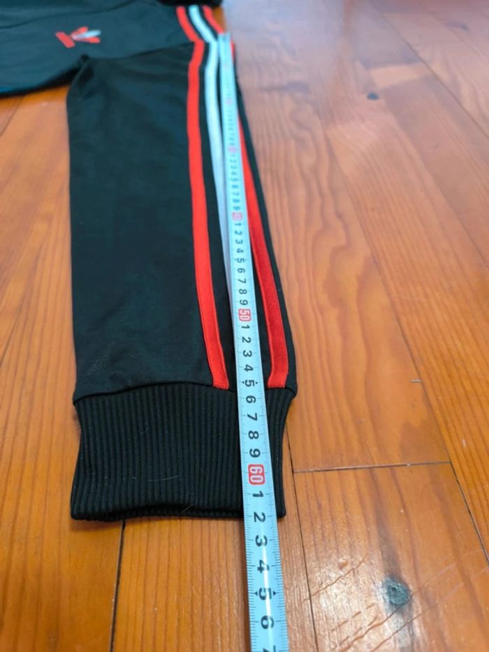 Veste Adidas - Chile 62 - Logo Brodé - Noir/Rouge/Argenté - Taille S - photo numéro 10