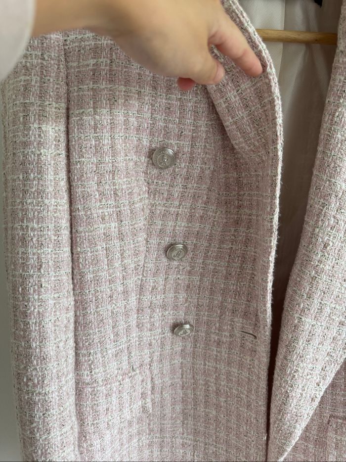 Blazer rose Zara taille 38 M - photo numéro 4