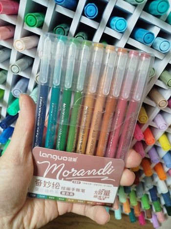 Pochette de 9 feutres "Morandi", Languo