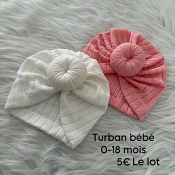 Turban bébé 0-18 mois