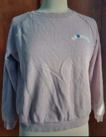 Sweat  avec écriture XS