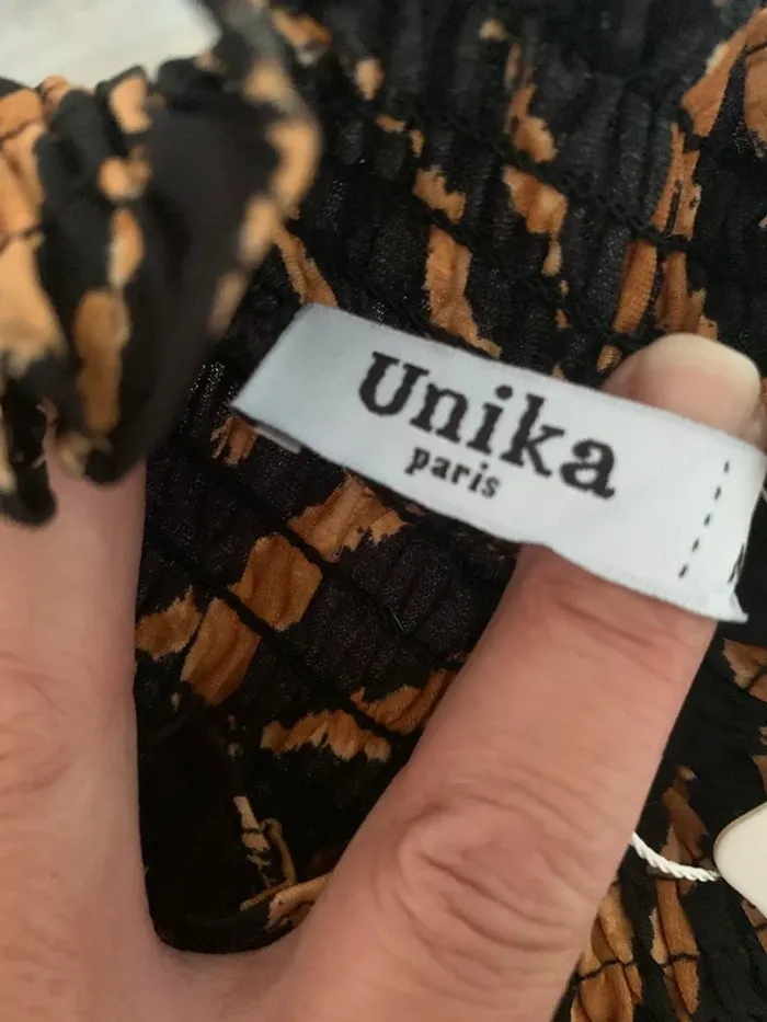 Blouse Unika paris effet tigre manches longues taille M-L - photo numéro 13