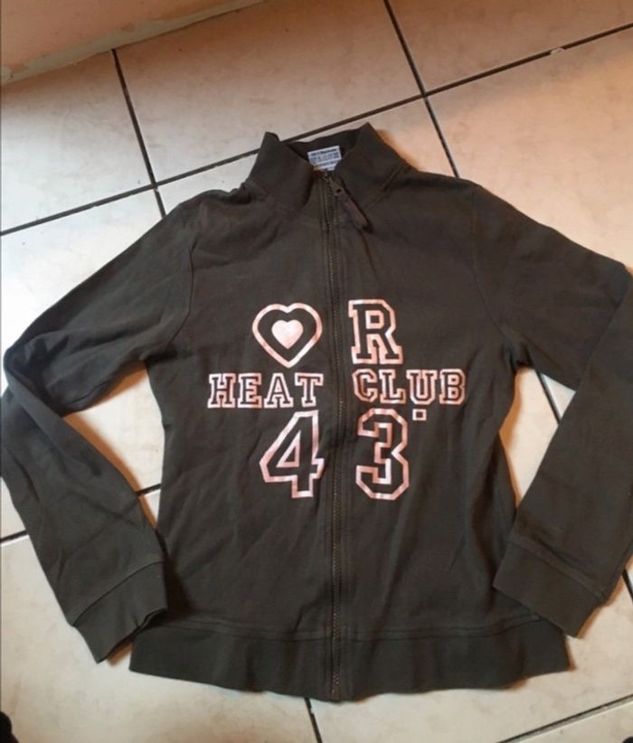 Gilet zippé fille 16 ans