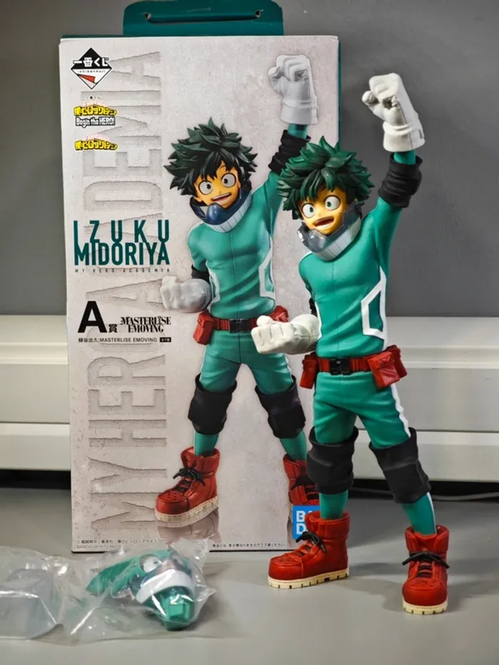 Figurine My Hero Academia : Izuku Midoriya 27cm Bandai Ichibankuji Masterlise avec boîte