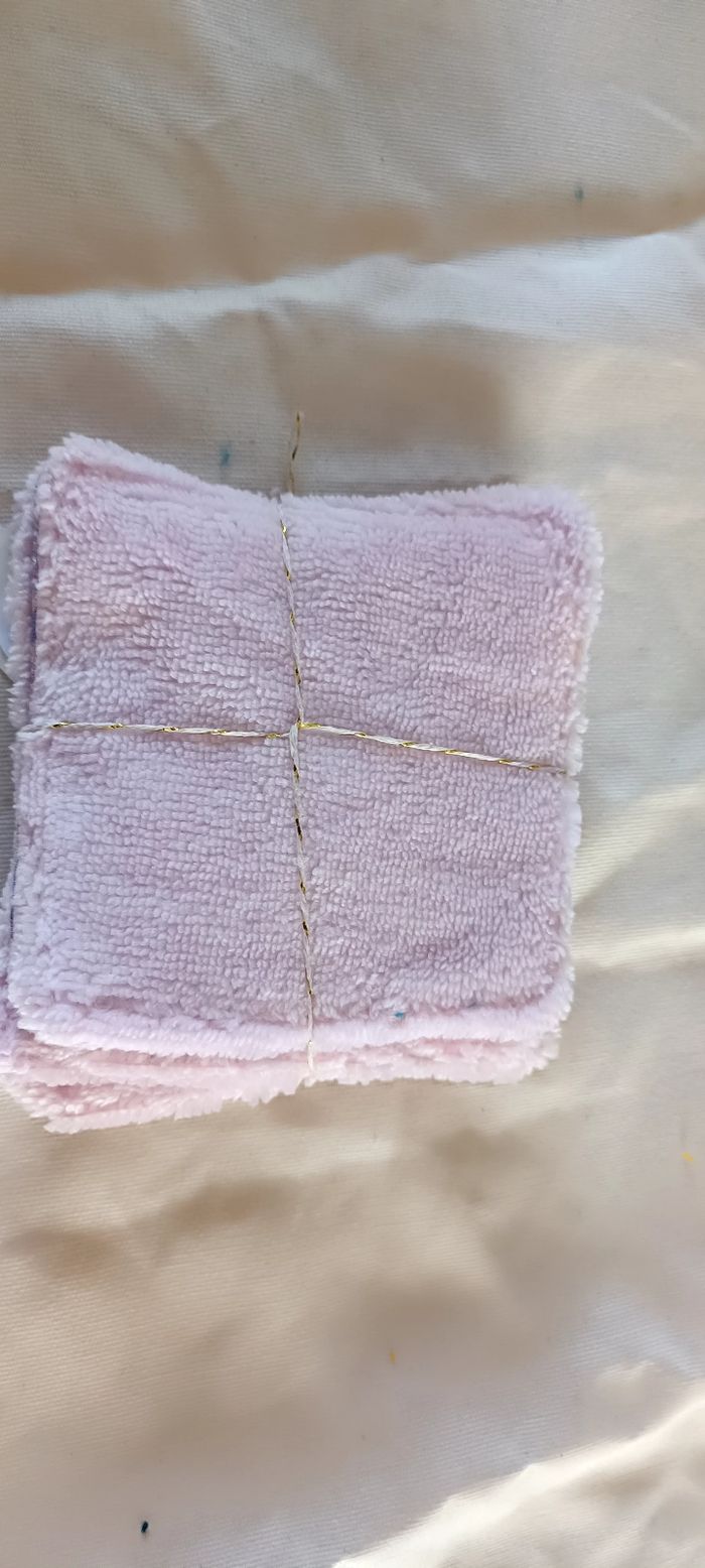 Lot de 5 lingettes lavables - photo numéro 2