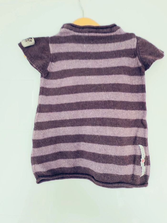 Pull sans manches Captain Tortue violet en 2ans - photo numéro 3
