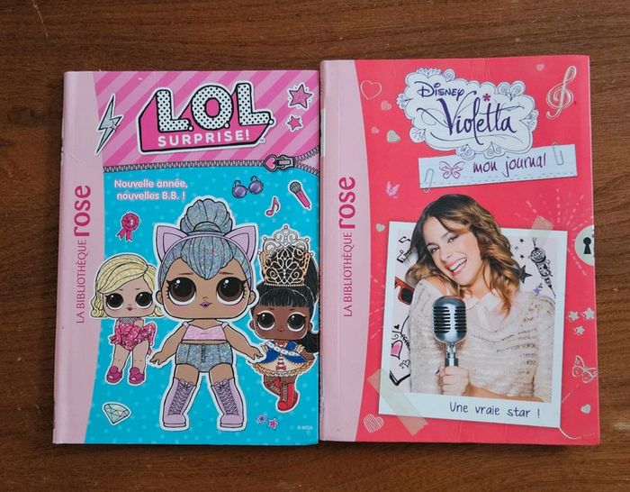 Lot de 2 Livres Bibliothèque rose