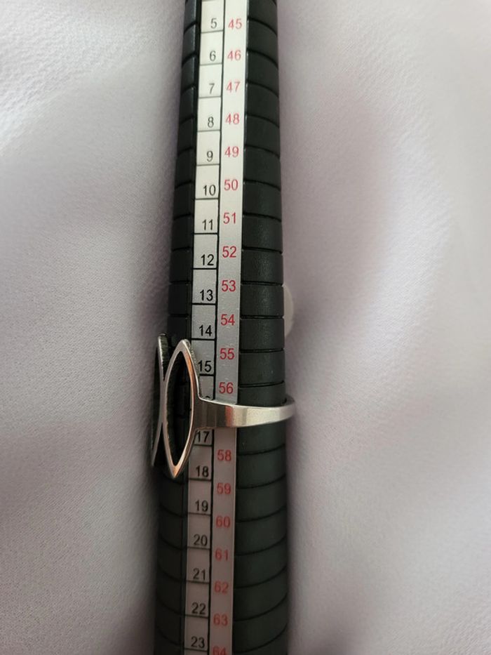 Bague acier inoxydable neuve Taille 57 - photo numéro 4
